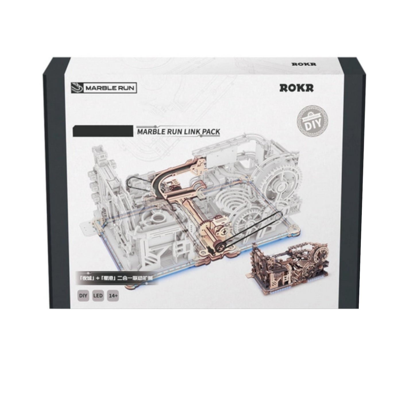 ROKR Marble Run Link Pack (Spaceport & Night city) LG01 3D Puzzle LG01 Alternate 7