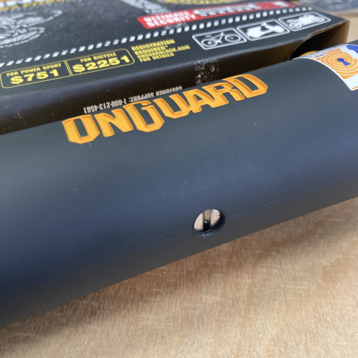 Onguard Pitbull Standard 8003 Bike D Lock