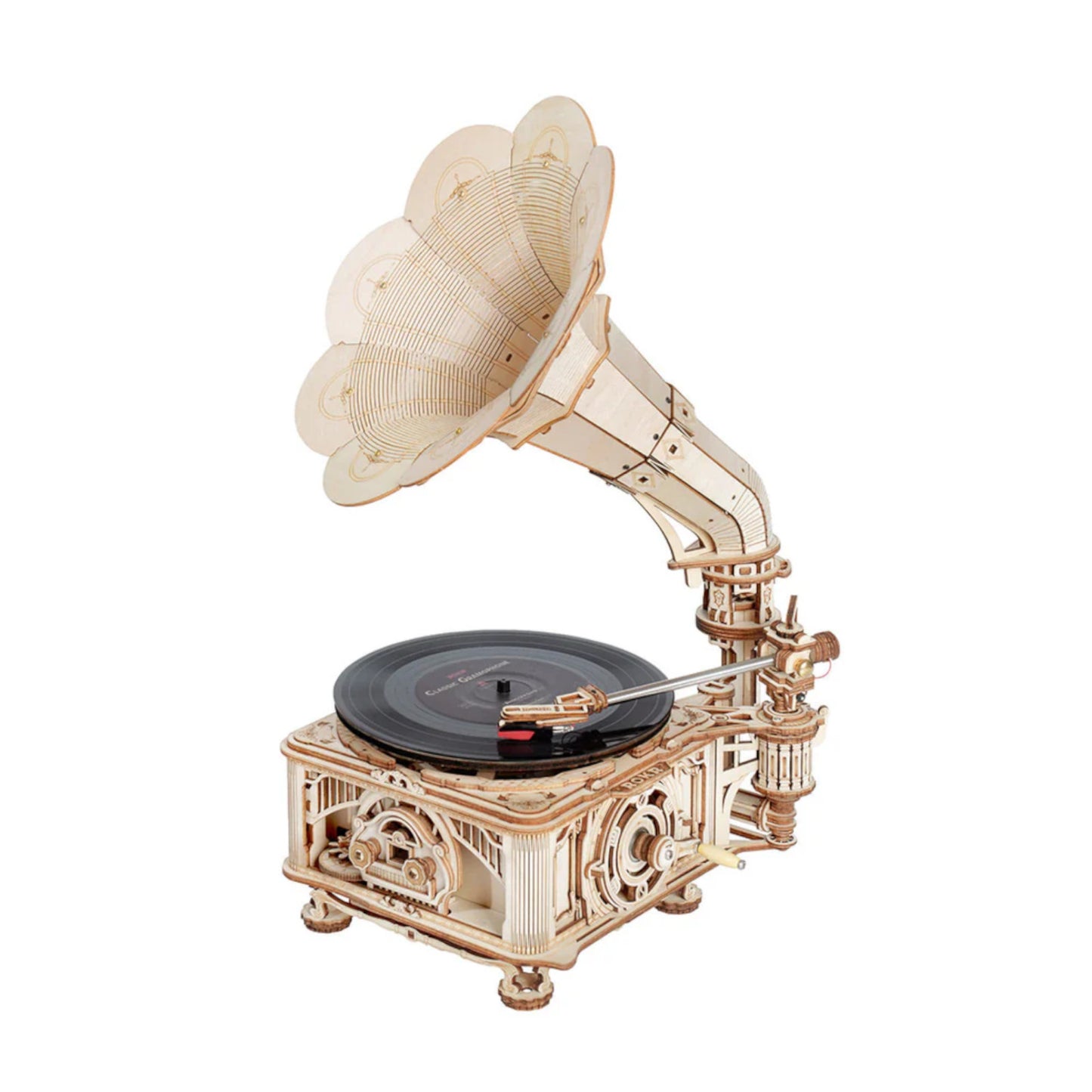 ROKR Classic Gramophone Electric Version Wooden 3D Puzzle LKB01D