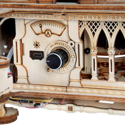 ROKR Classic Gramophone Electric Version Wooden 3D Puzzle LKB01D Alternate 3
