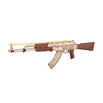 ROKR AK-47 Assault Rifle Gun Toy LQ901 Wooden 3D Puzzle