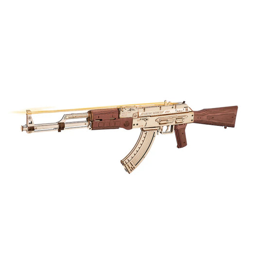 ROKR AK-47 Assault Rifle Gun Toy LQ901 Wooden 3D Puzzle