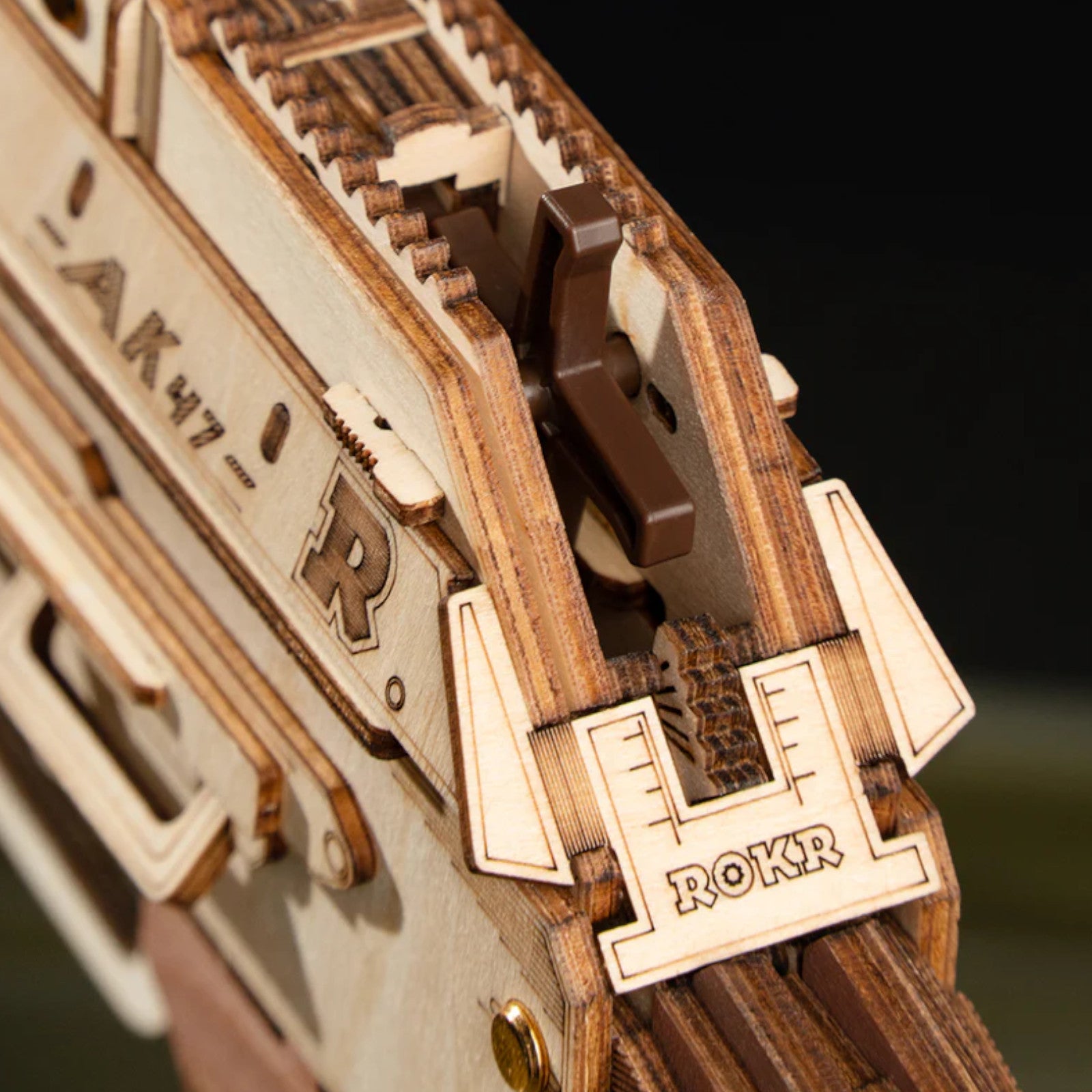 ROKR AK-47 Assault Rifle Gun Toy LQ901 Wooden 3D Puzzle Alternate 4