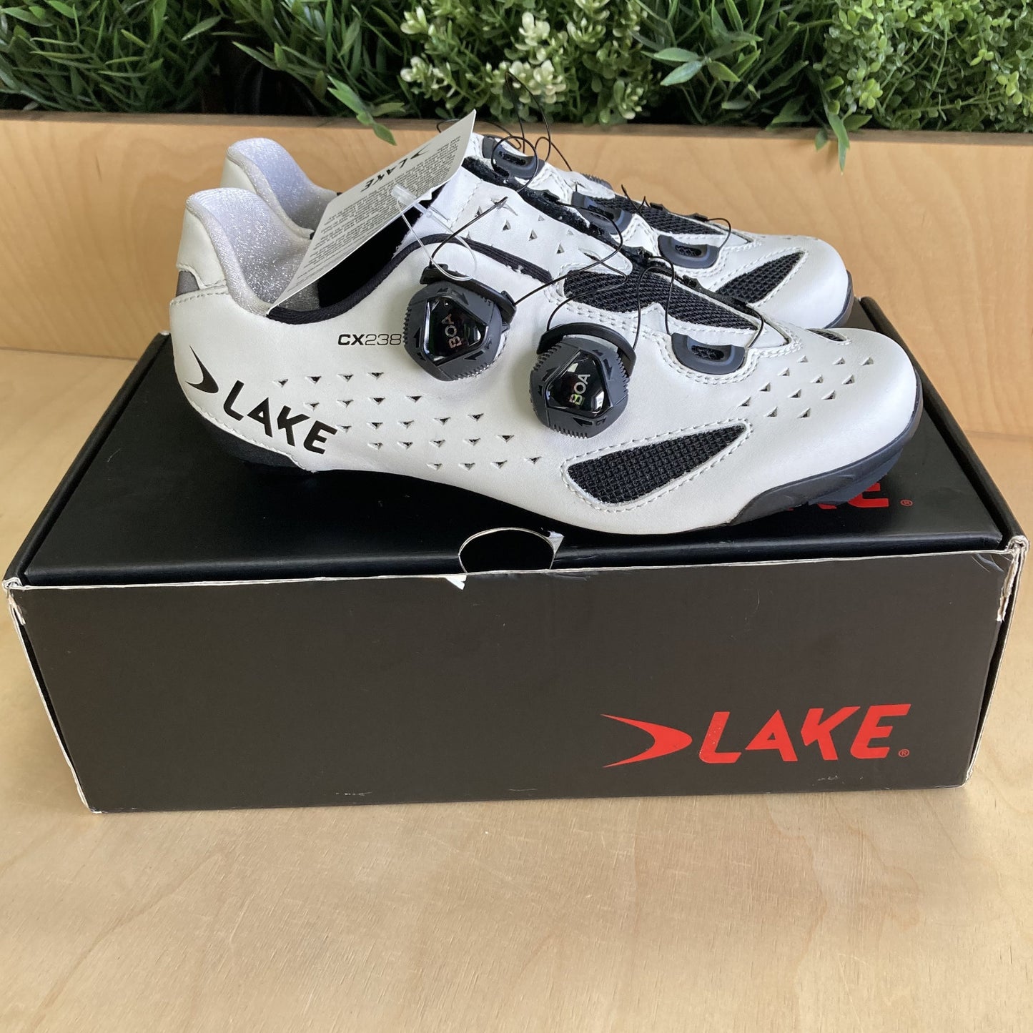 Lake CX238 Men's SPD Road Cycling Shoes White - EU 37 Alternate 2