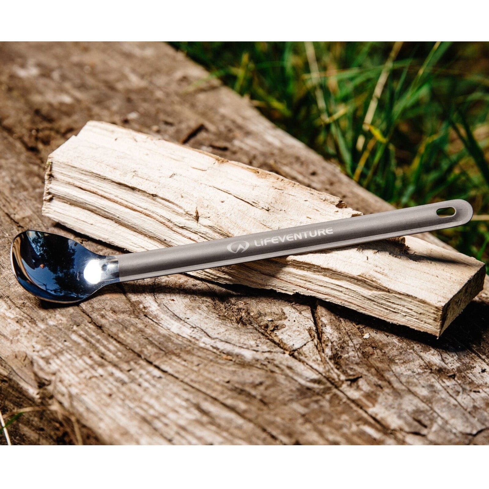Lifeventure Titanium Long Handled Spoon Camping Utensil Alternate 3