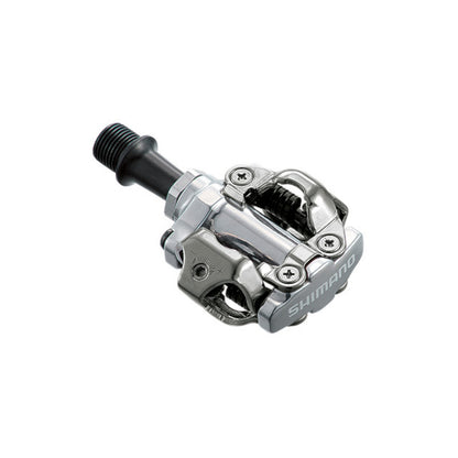 Shimano Shimano SPD MTB Pedals PD-M540 Silver Two-Sided Mechanism Pair Shimano SPD Clipless Bike Pedals Alternate 1