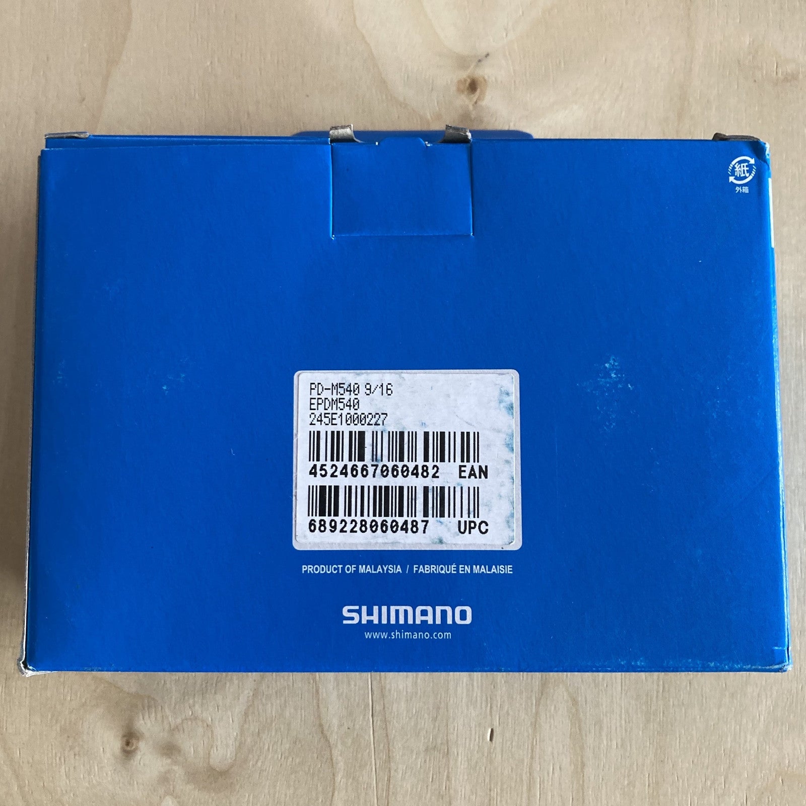 shimano klickpedale pd-m540 Shimano Shimano SPD MTB-Pedale PD-M540 Silber Zweiseitiger Mechanismus Paar Shimano SPD Klickpedale