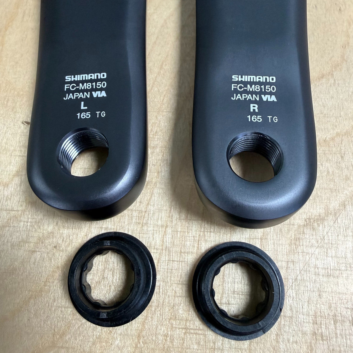 Shimano Deore XT E-Bike Crankset 165mm Bike Crankset Alternate 1