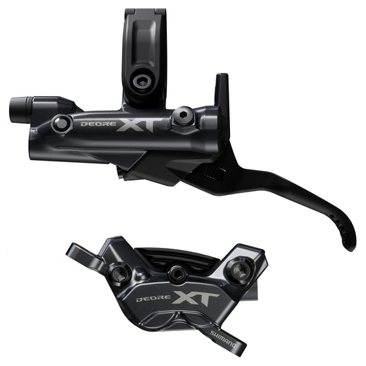 Shimano Deore XT BR-M8220 / BL-M8200 4 Pot Bled Rear Left Rear Hydraulic Disc Bike Brake Calliper & Lever Rear Left