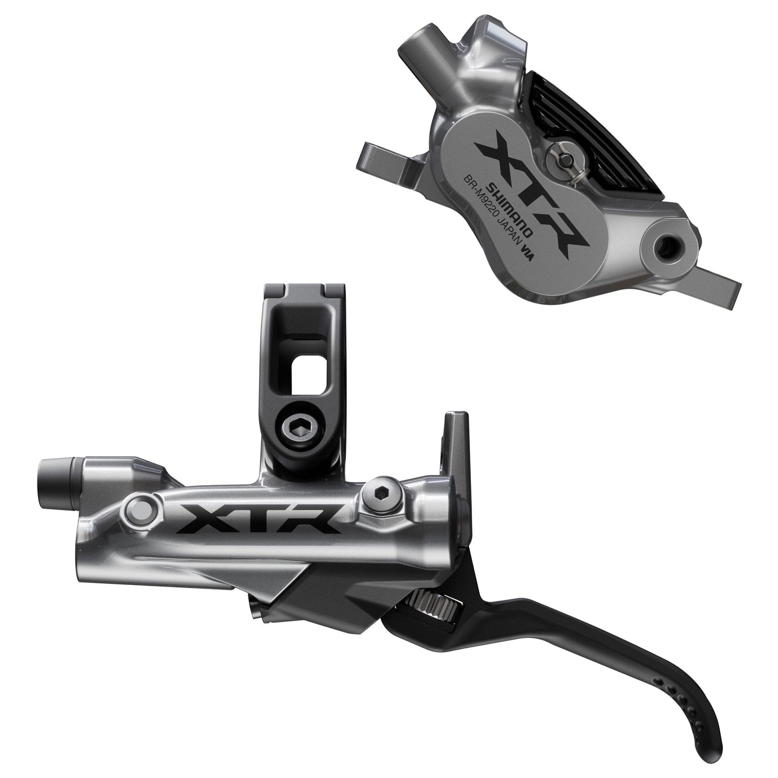 Shimano XTR BR-M9220 / BL-M9220 4 Pot LH Rear Hydraulic Disc Bike Brake Calliper & Lever Left Rear