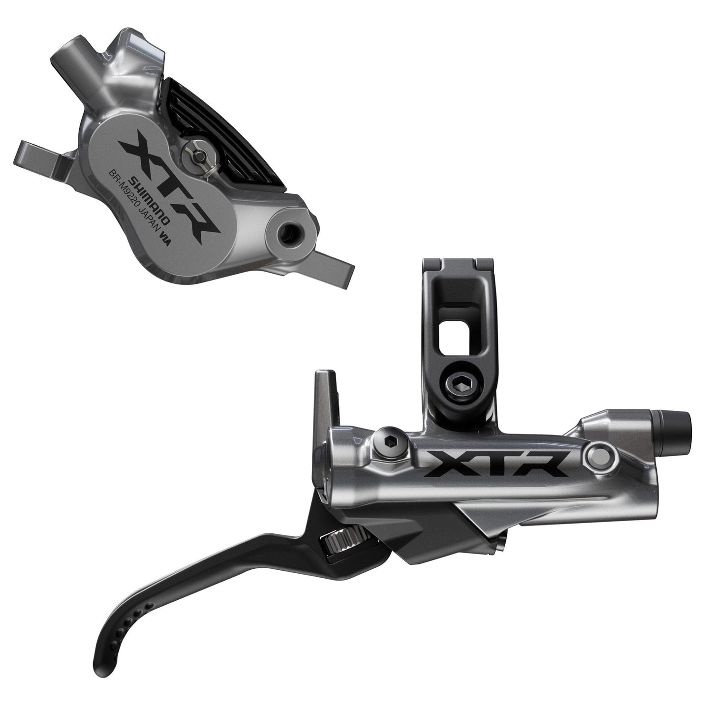 Shimano XTR BR-M9220 / BL-M9220 4 Pot RH Front Hydraulic Disc Bike Brake Calliper & Lever Right Front