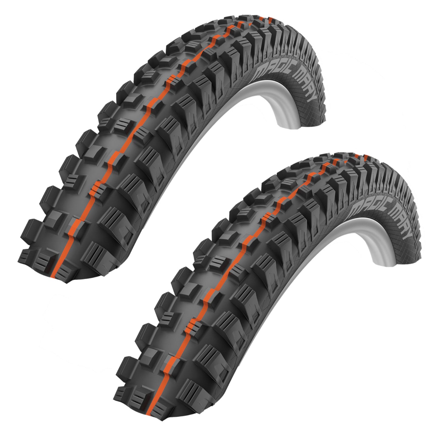 Schwalbe Magic Mary Super Gravity Soft TL-Easy 27.5 x 2.40 27.5 Inch Bike Tyre Folding