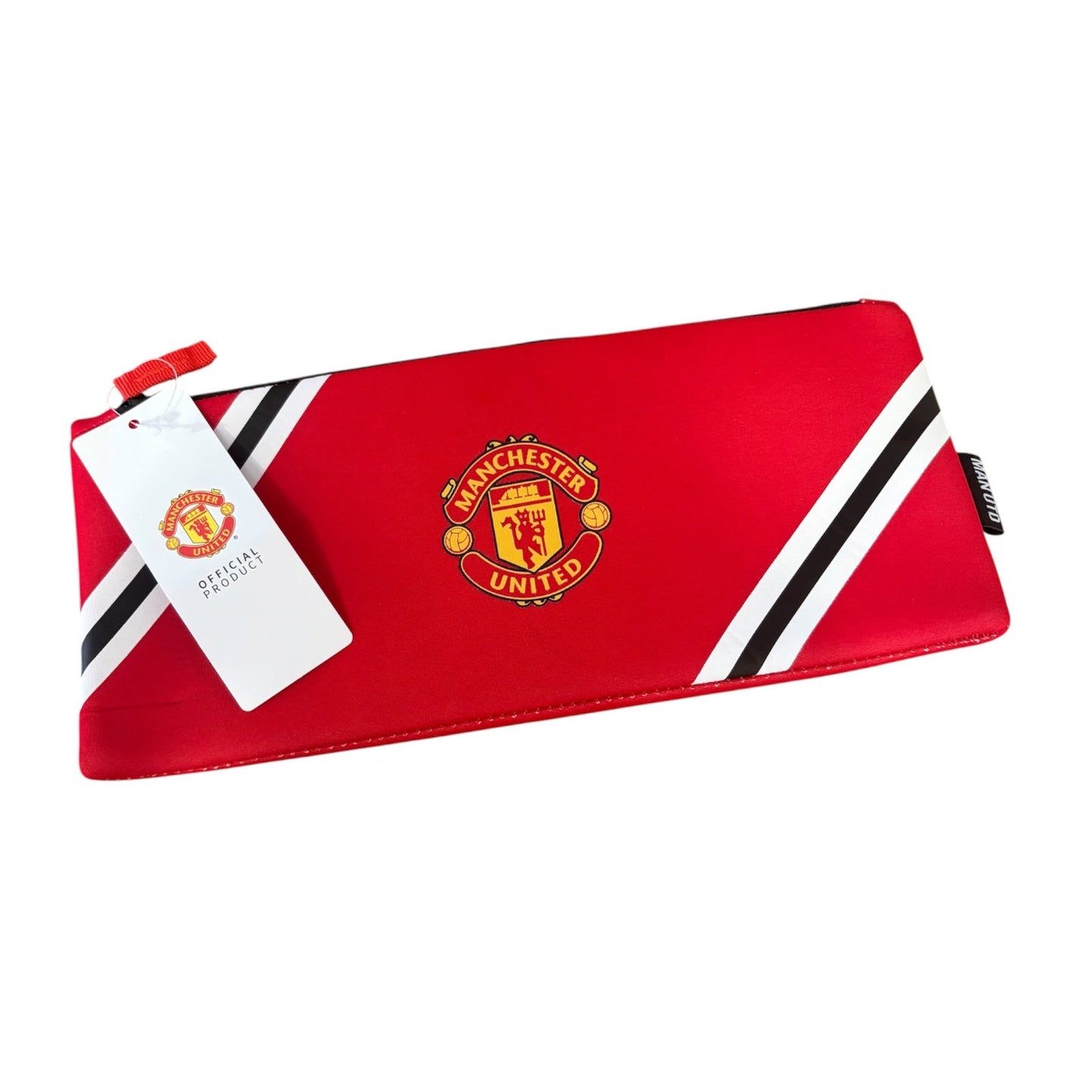 Team Merchandise Manchester United FC Core Stripe Pencil Case Colouring Pencil