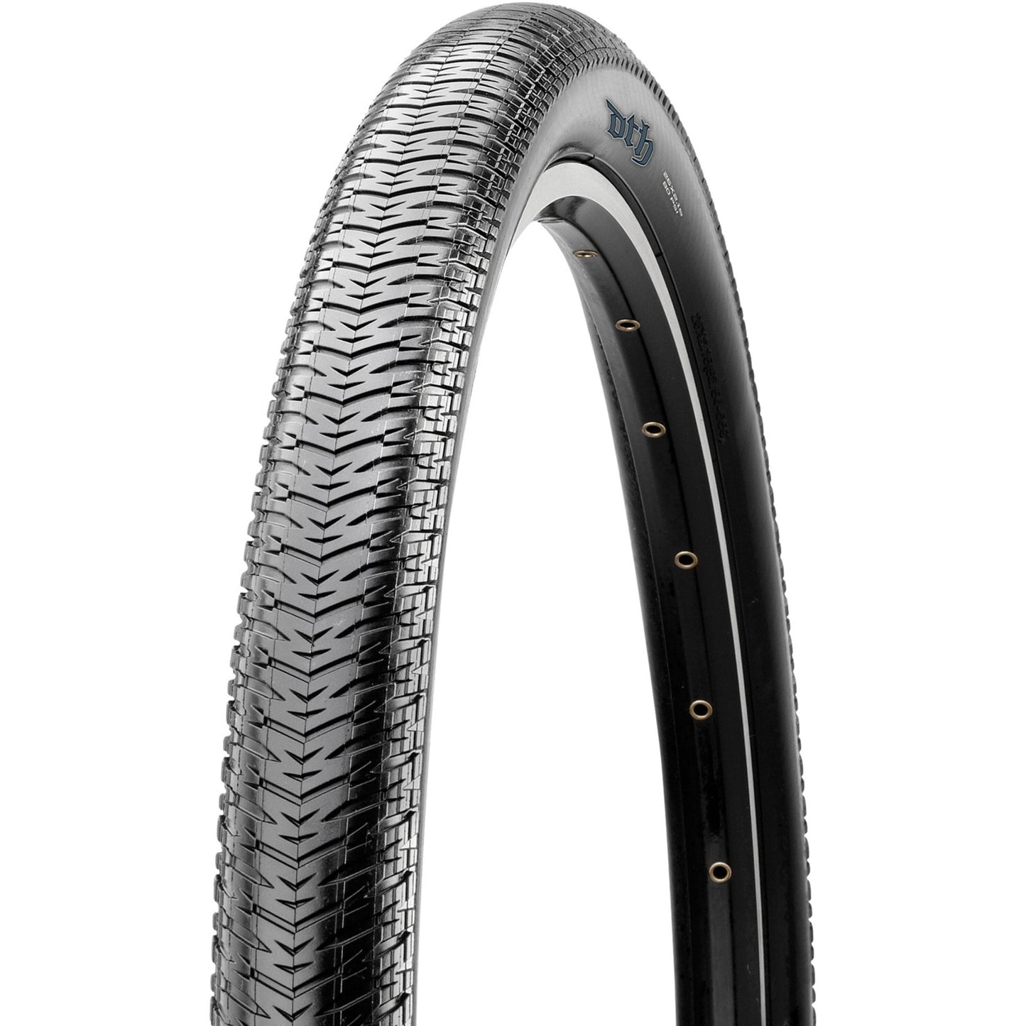 Maxxis DTH 20 x 1 1/8" BMX Racing 120TPI Single Ply 20 Inch Bike Tyre Pair of Tyres Alternate 1