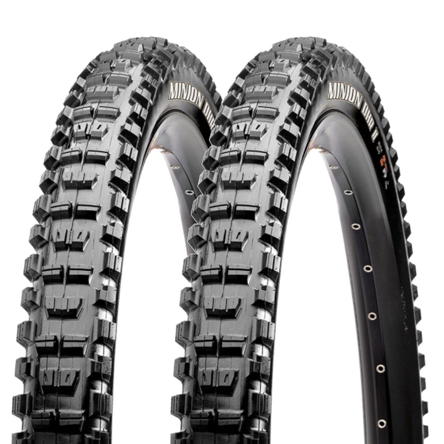 Maxxis Minion DHR II 27.5x2.3" 60 TPI Folding Dual Compound ExO TR 27.5 Inch Clincher Bike Tyre
