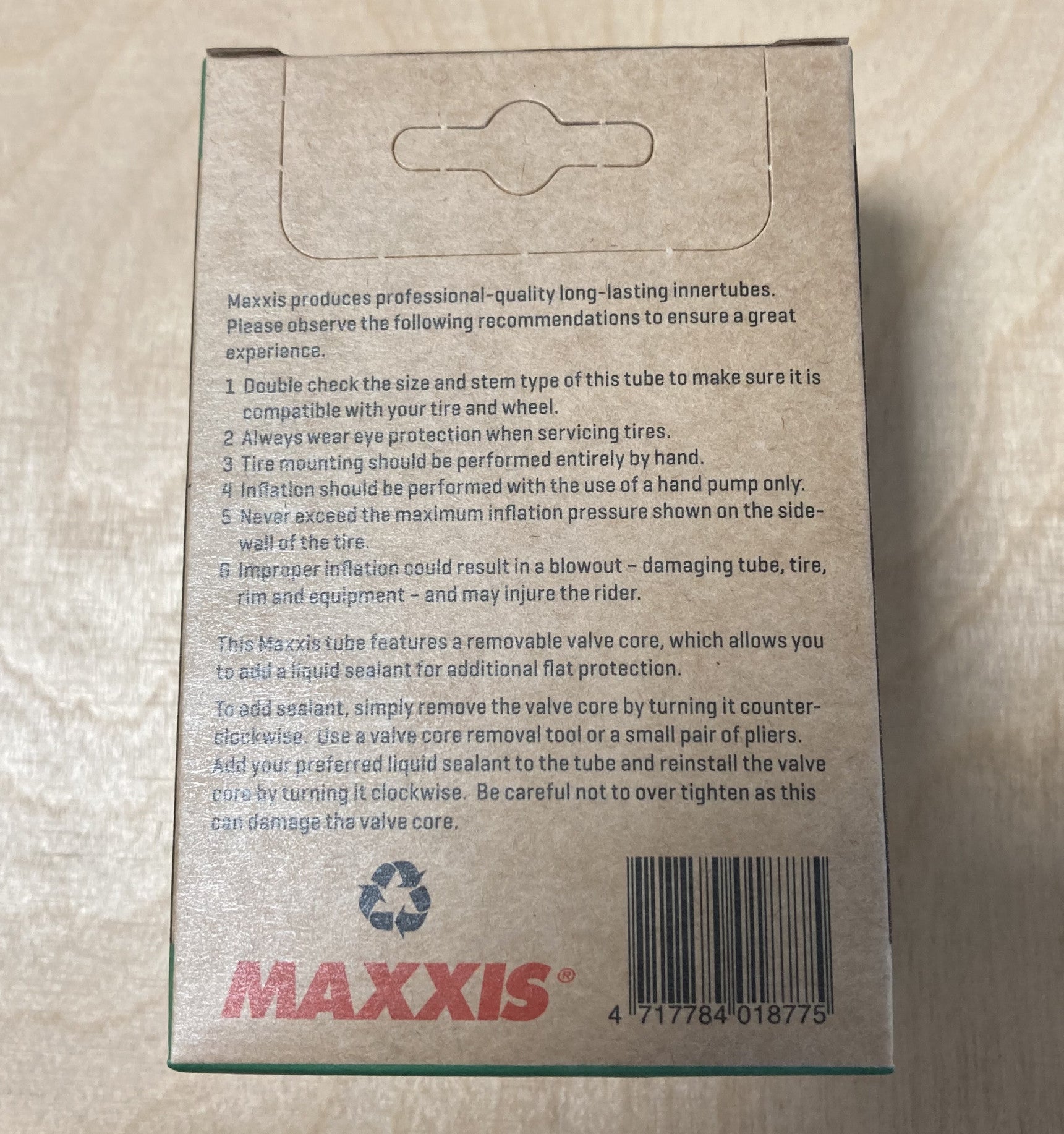 Maxxis Welterweight 20 x 1.9-2.125" 20 Inch Schrader Valve Bike Inner Tube Alternate 2