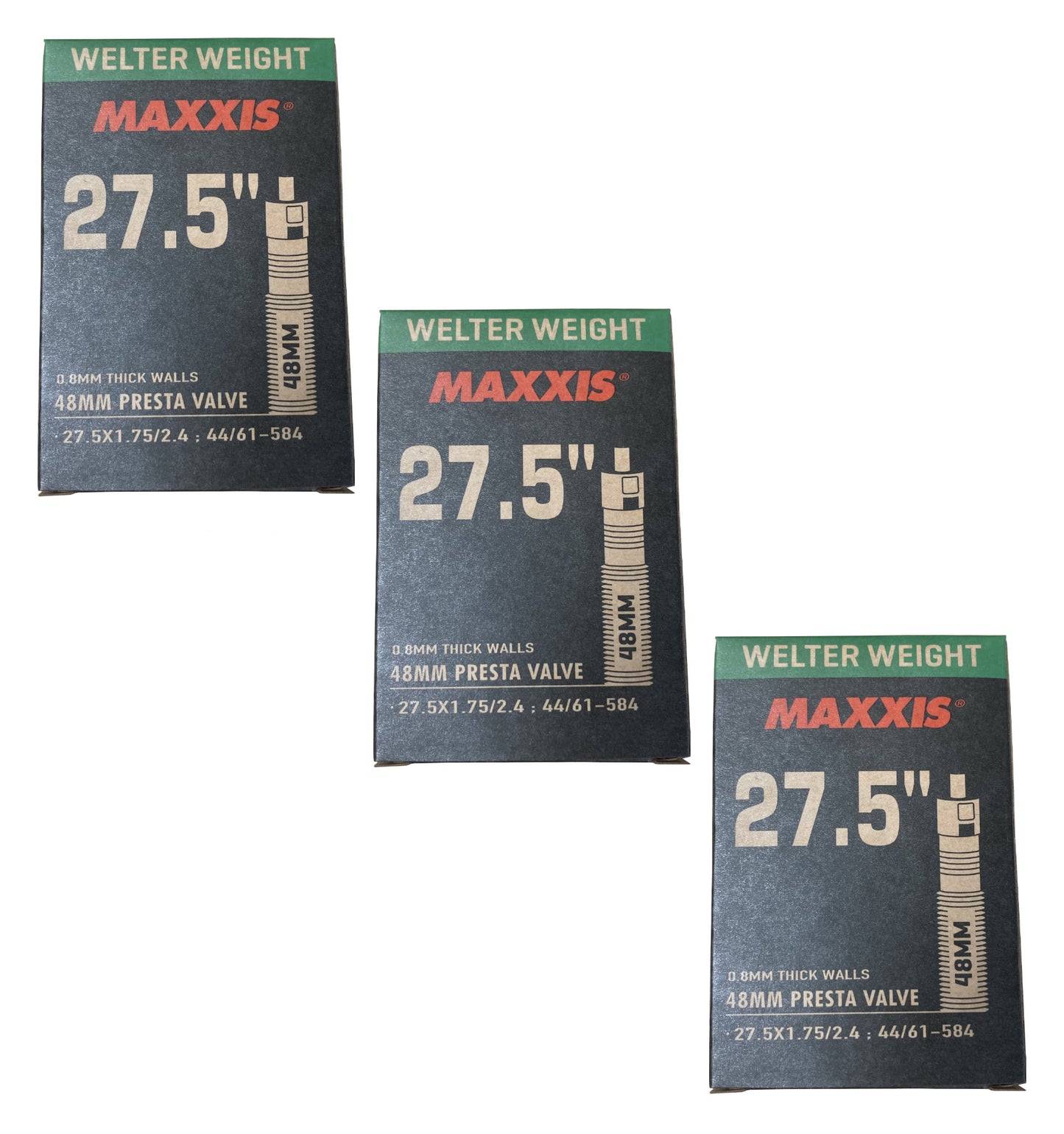 Maxxis Welterwight 27.5 x 1.75-2.40 27.5 Inch Presta Valve Bike Inner Tube 48mm