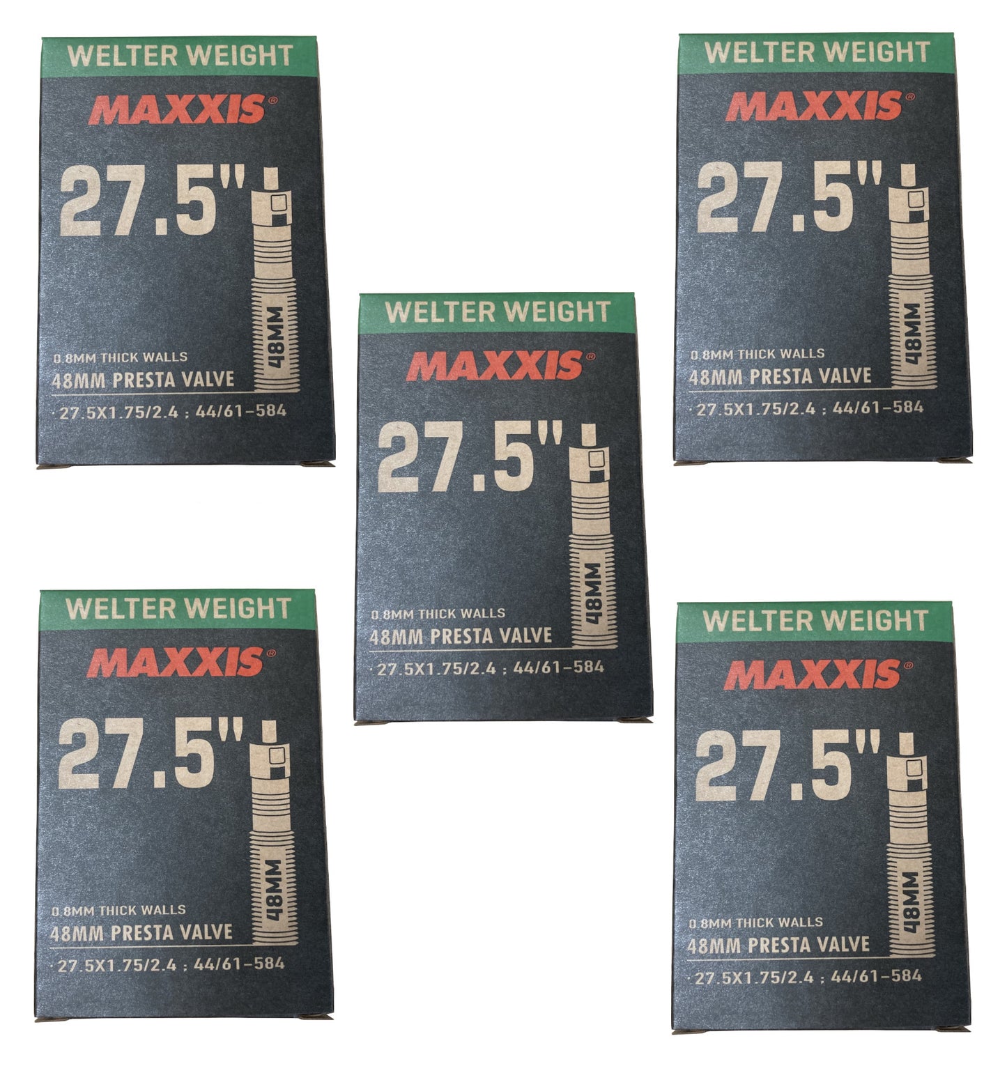 Maxxis Welterwight 27.5 x 1.75-2.40 27.5 Inch Presta Valve Bike Inner Tube 48mm