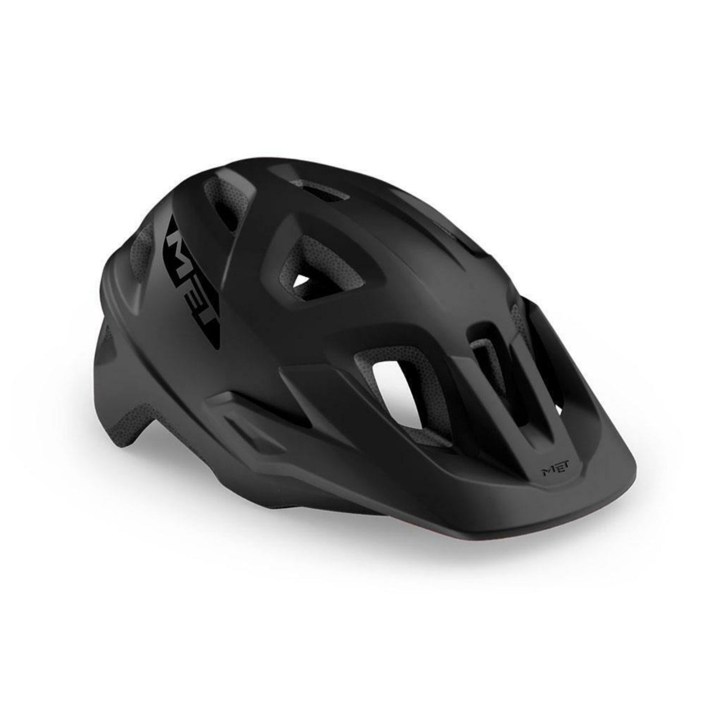 MET Echo Cycling Helmet Black Matte - Large 57-60cm Alternate 1