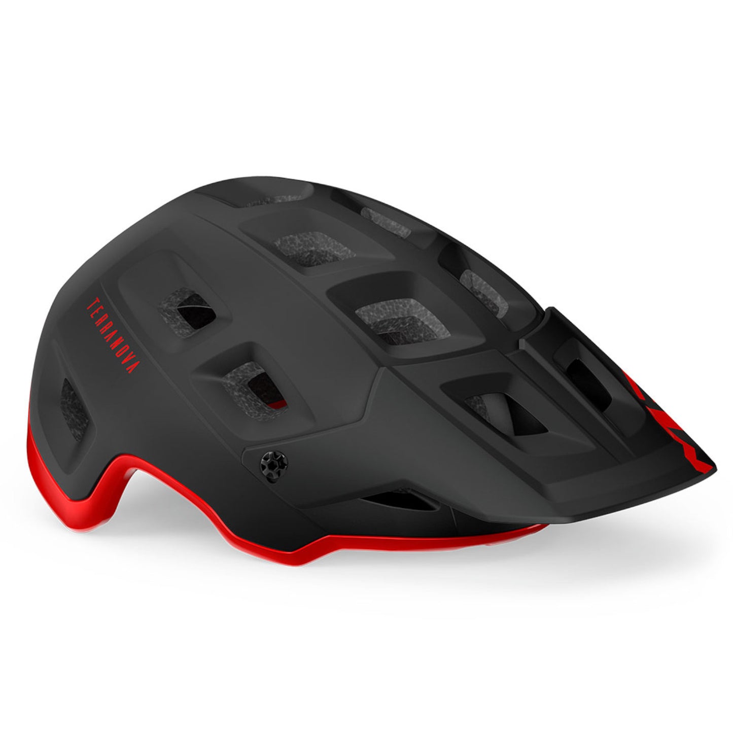 MET Terranova MIPS Cycling Helmet Black/Red 52-56cm