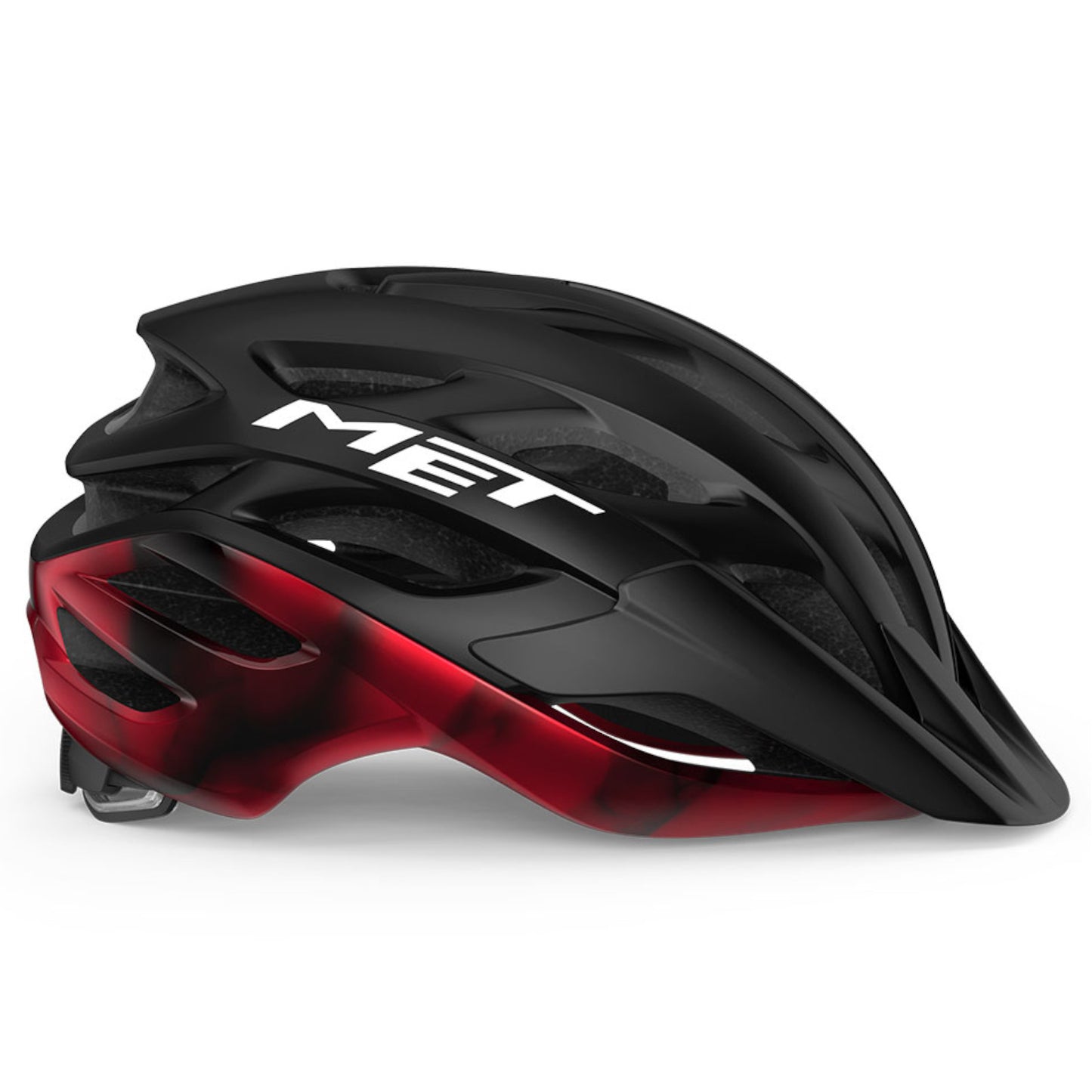 MET Veleno MIPS Cycling Helmet Black/Red 56-58cm Alternate 1