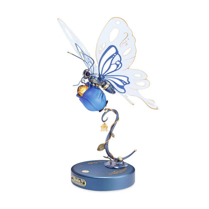 ROKR Butterfly DIY Mechanical MI05B 3D Puzzle Blue