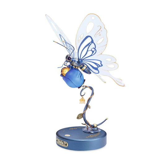 ROKR Butterfly DIY Mechanical MI05B 3D Puzzle Blue