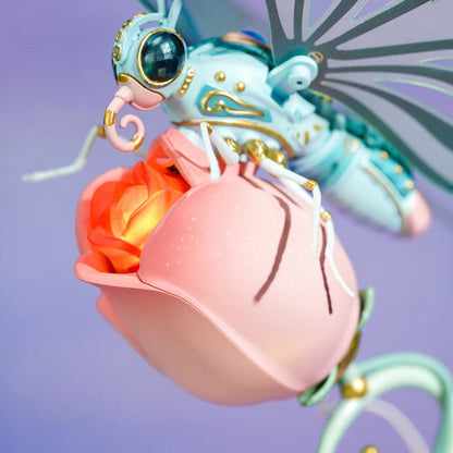 ROKR Butterfly DIY Mechanical MI05P 3D Puzzle Pink Alternate 1