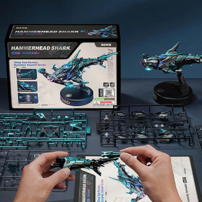 ROKR Hammerhead Shark DIY Model 3D Puzzle MI07 3D Puzzle Alternate 5
