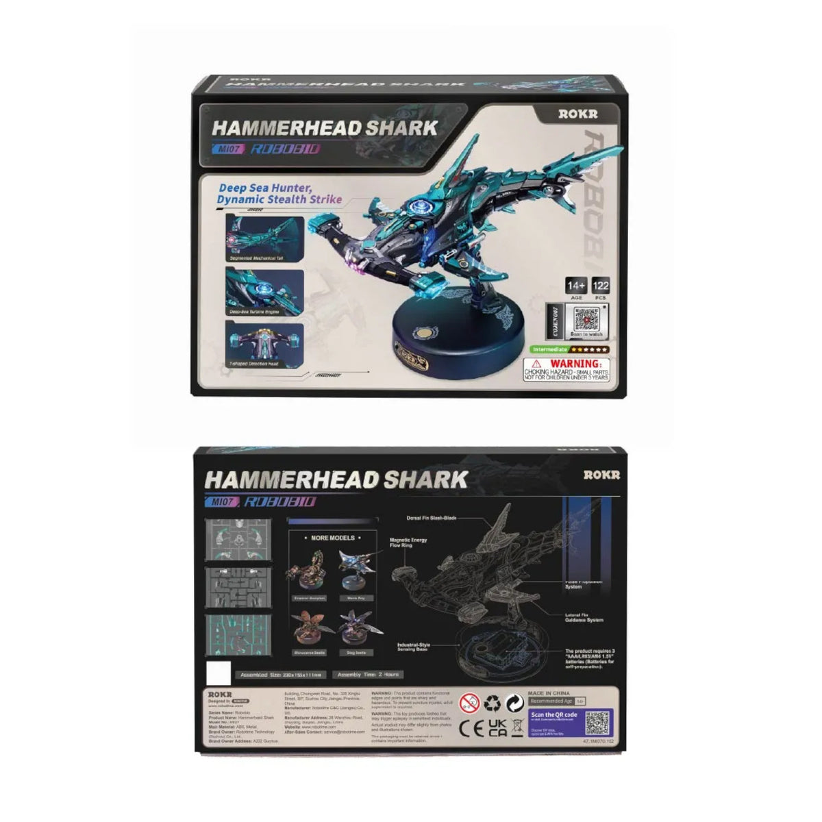 ROKR Hammerhead Shark DIY Model 3D Puzzle MI07 3D Puzzle Alternate 6