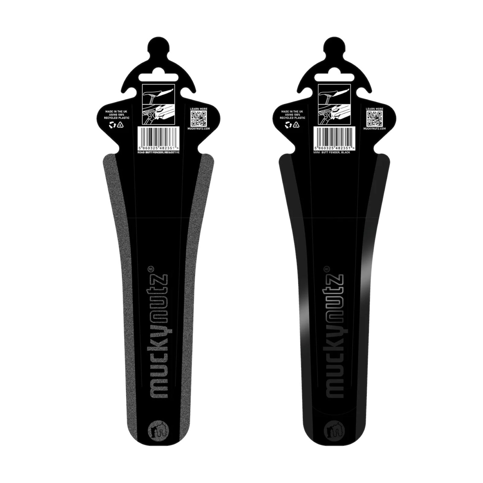 Mucky Nutz Mini Butt Fender Clip On Rear Bike Mudguard Collection