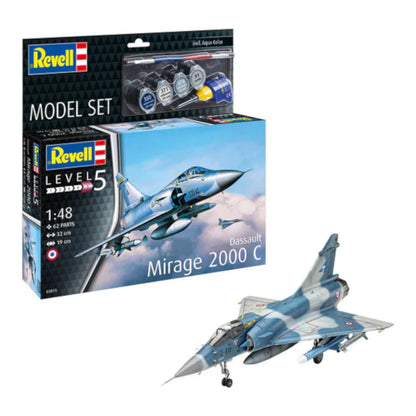Revell Dassault Mirage 2000C Set Plane Model Kit 63813