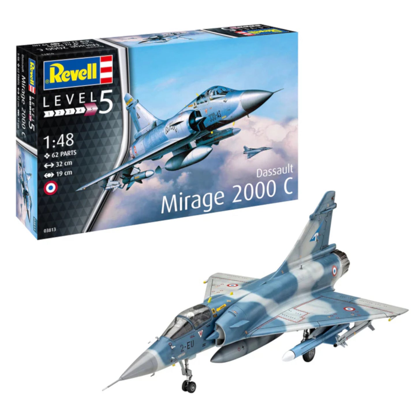 Revell Dassault Mirage 2000C Plane Model Kit 1:48 03813