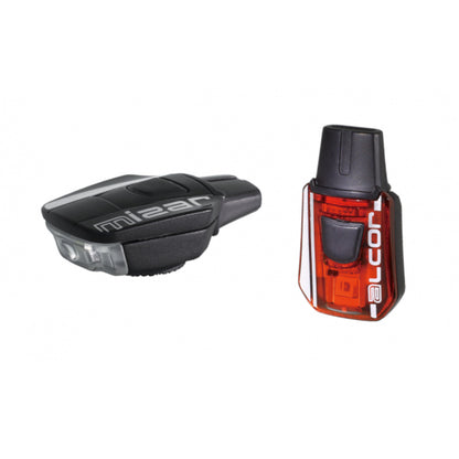 Moon Mizar & Alcor USB Plug-In Front & Rear Bike Light Set