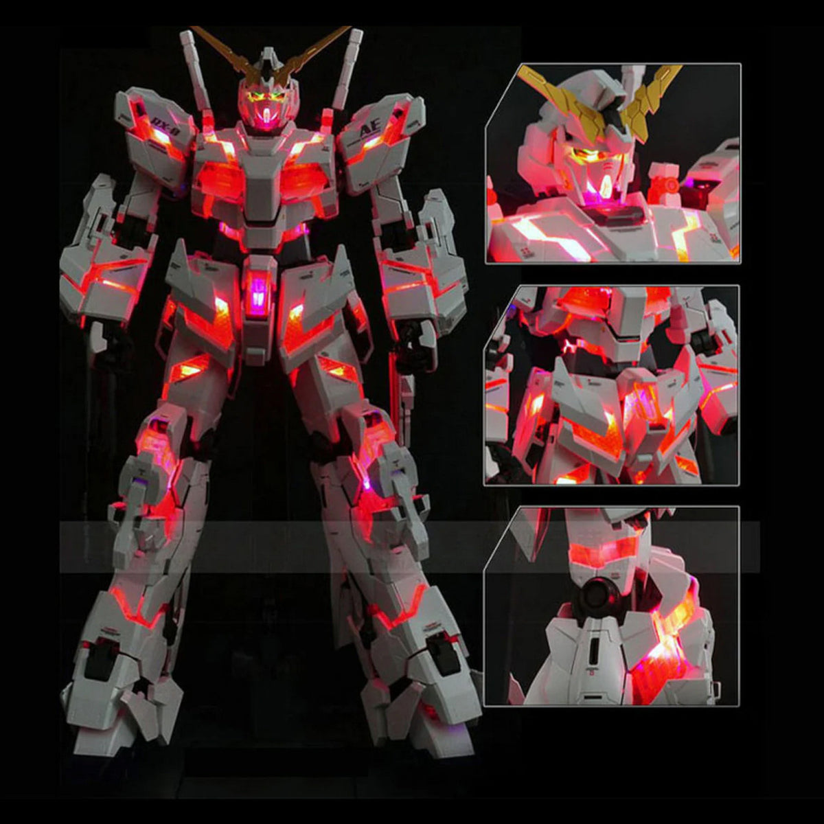 Bandai Spirits PG RX-0 Unicorn Gundam LED Unit 1:60 Figure Model Kit MK63945