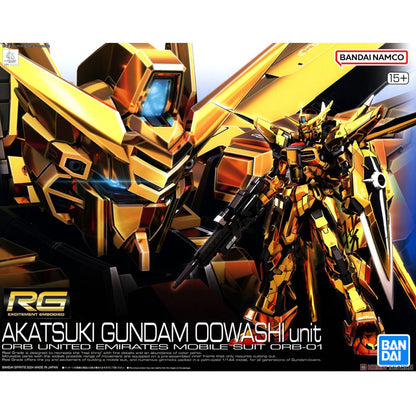 Bandai Spirits RG Akatsuki Gundam Oowashi Unit 1:144 Figure Model Kit MK67396 Alternate 1