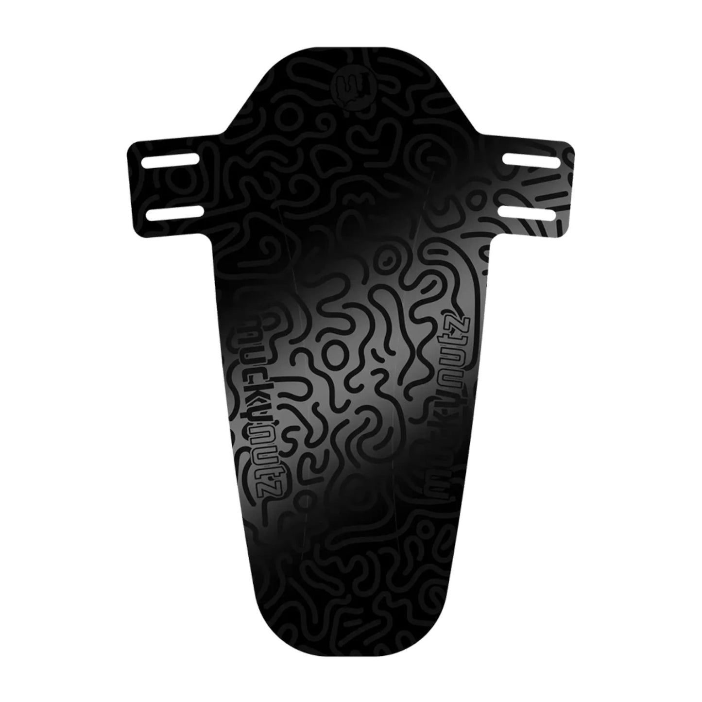 Mucky Nutz Junior Face Fender Doodle Black Clip On Kid's Front Bike Mudguard