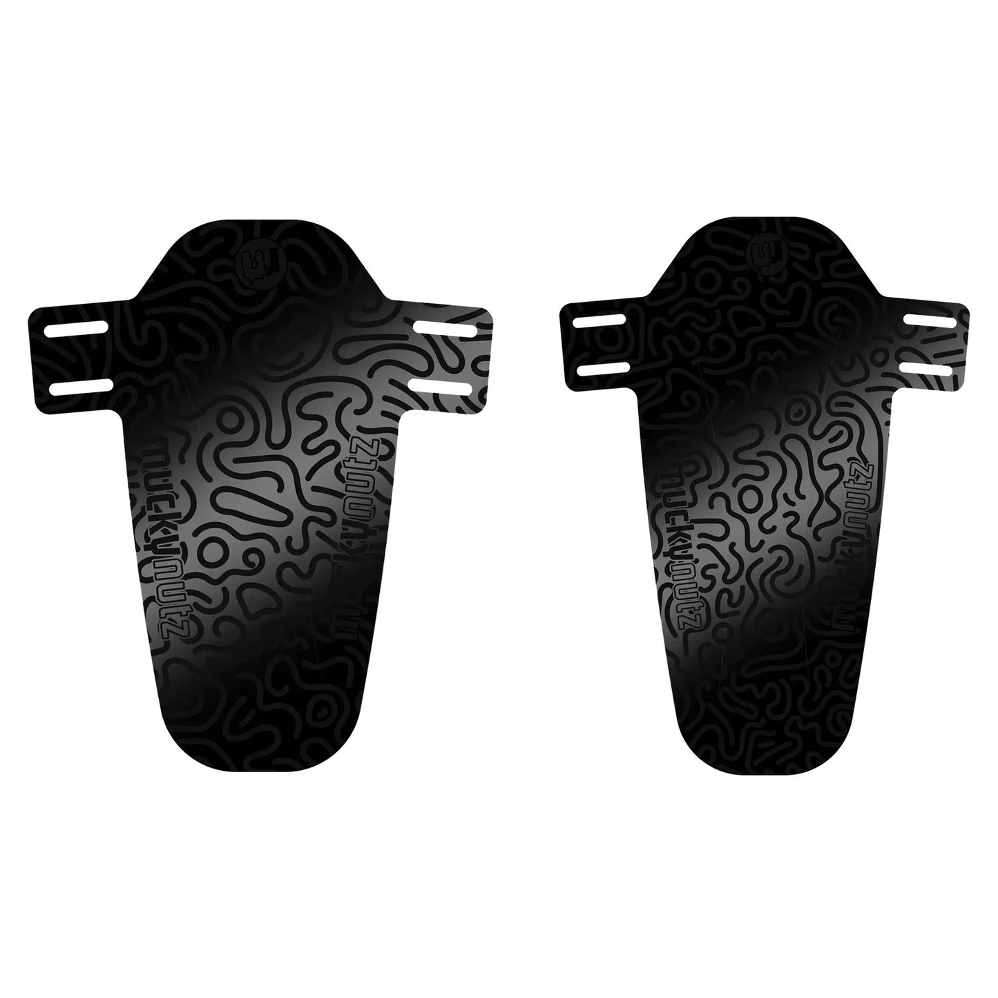 Mucky Nutz Junior Face Fender Doodle Black Clip On Kid's Front Bike Mudguard Collection
