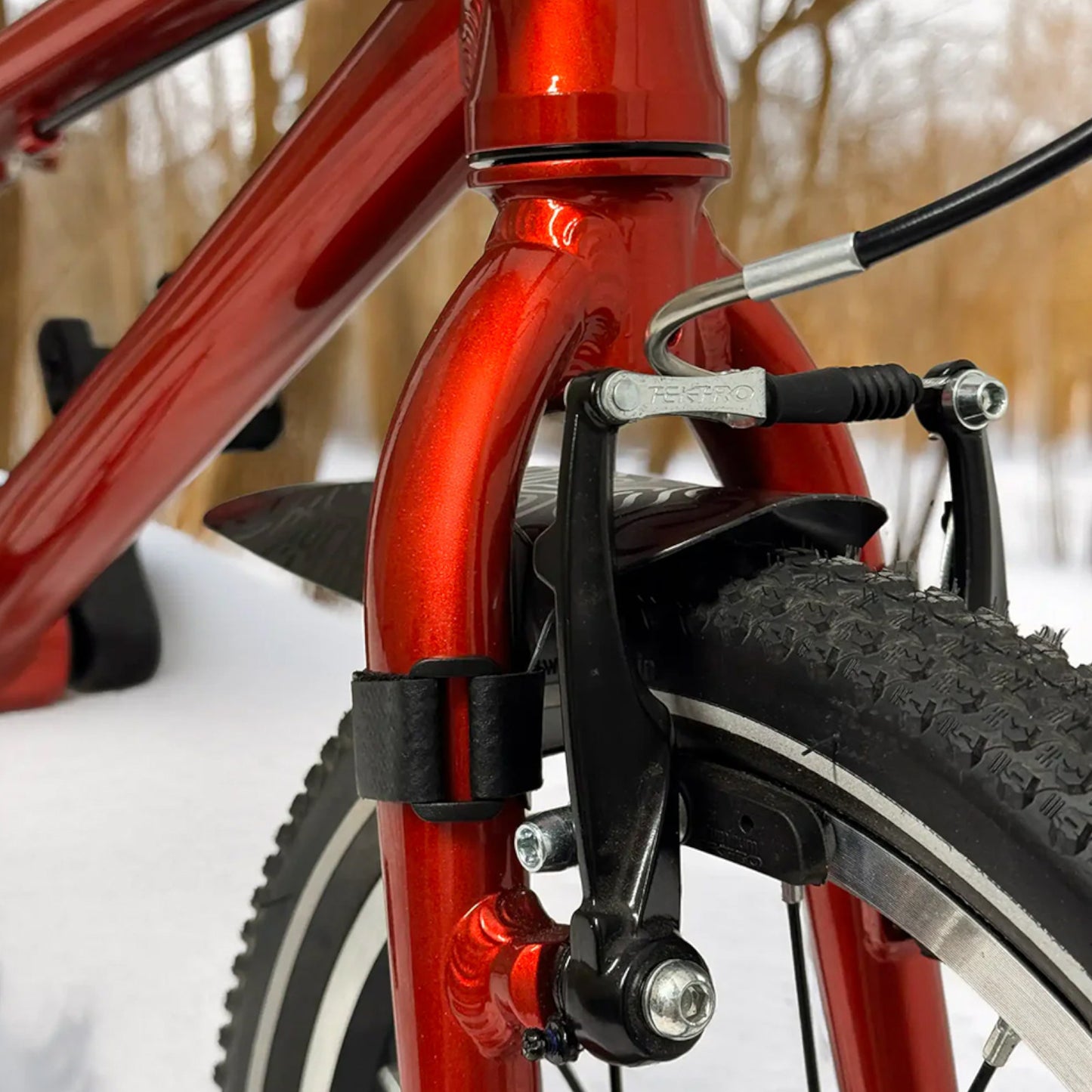 Mucky Nutz Junior Face Fender Doodle Black Clip On Kid's Front Bike Mudguard Alternate 2