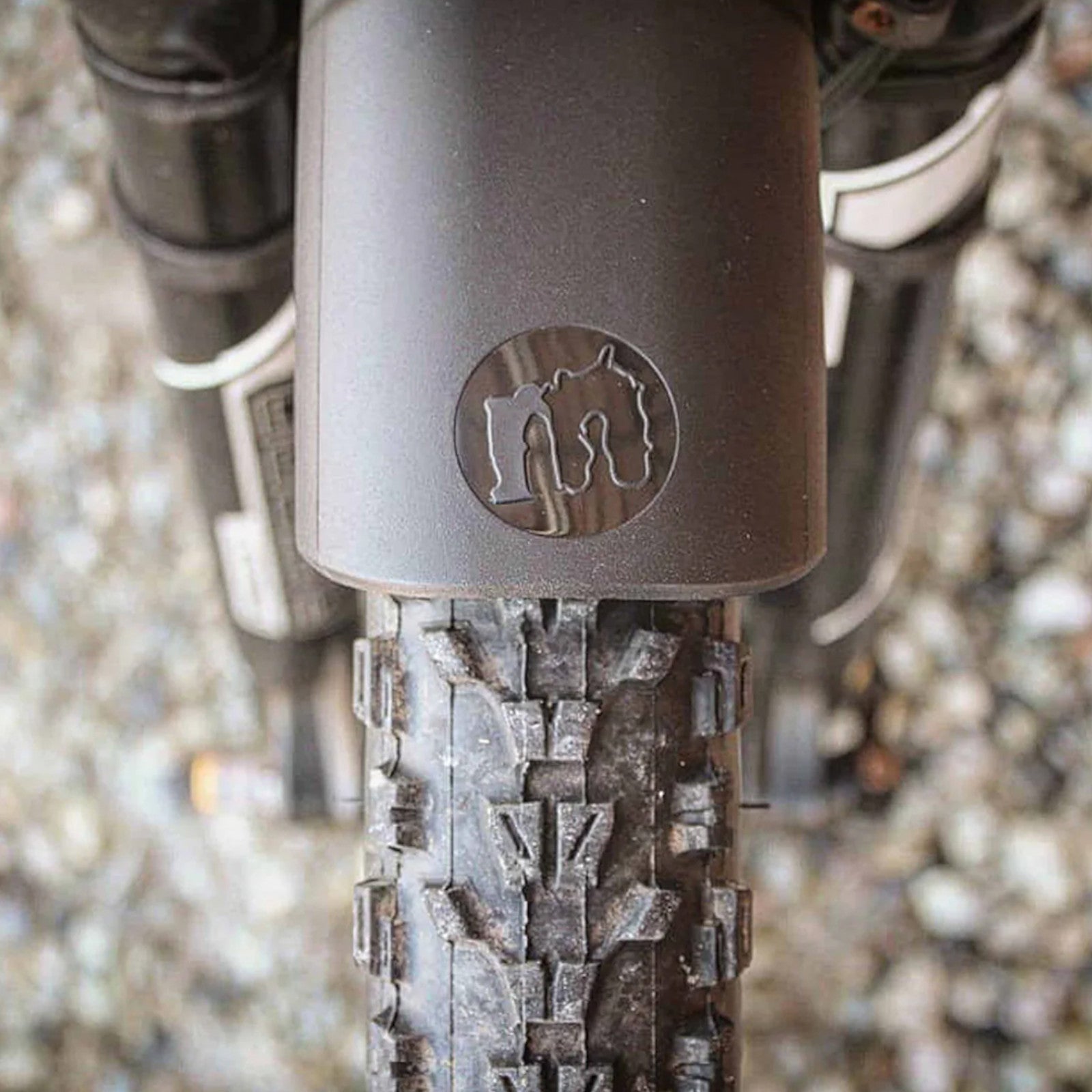 Mucky Nutz MugGuard Long Clip On Front Bike Mudguard Alternate 2