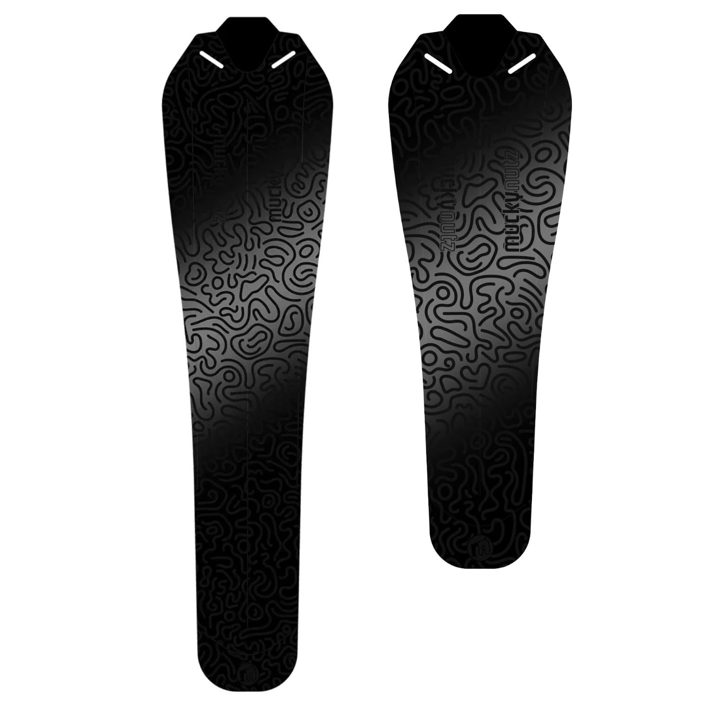 Mucky Nutz Junior Rear Fender Doodle Black Clip On Kid's Rear Bike Mudguard Collection