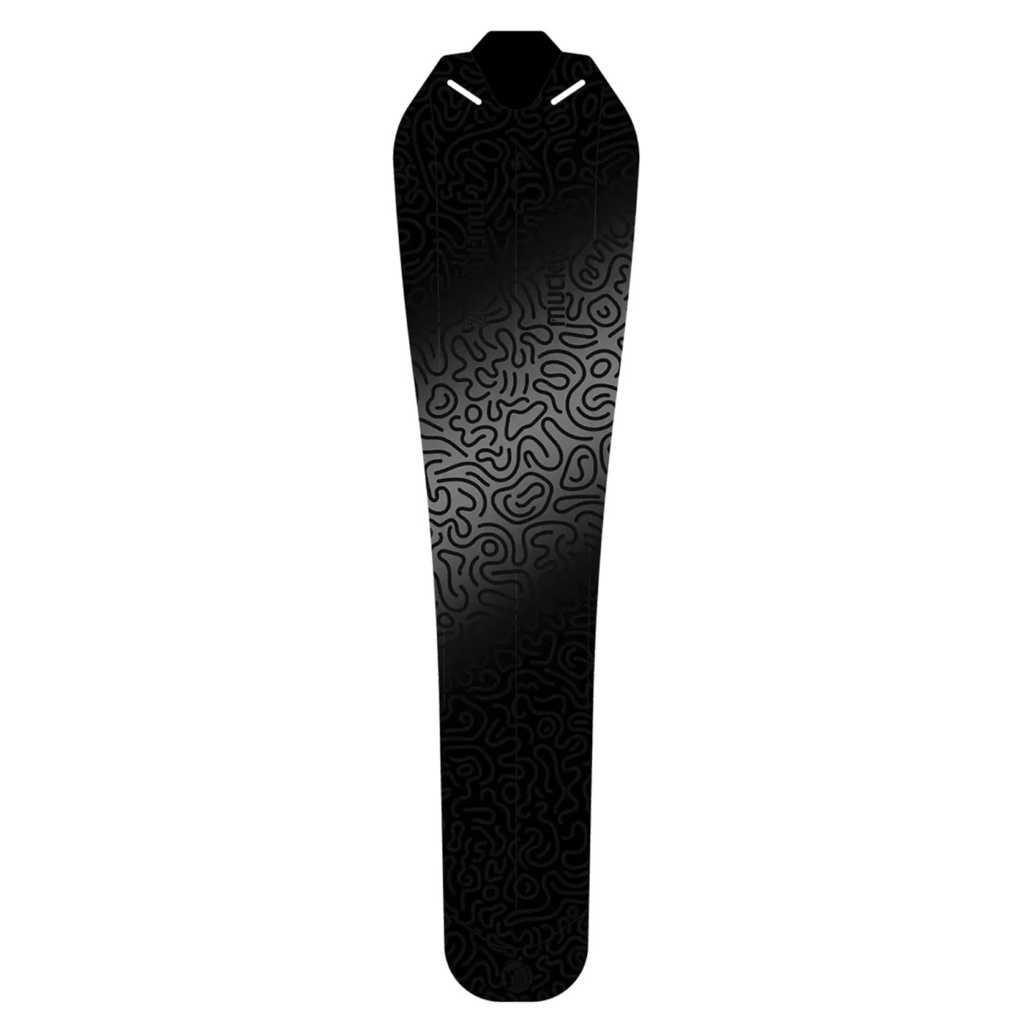 Mucky Nutz Junior Rear Fender Doodle Black Clip On Kid's Rear Bike Mudguard