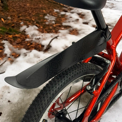 Mucky Nutz Junior Rear Fender Doodle Black Clip On Kid's Rear Bike Mudguard Alternate 4