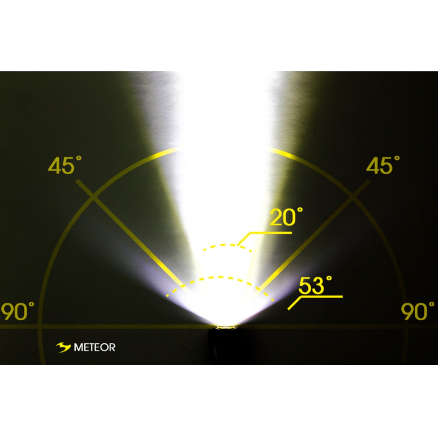 Moon Meteor 400 Lumen Rechargeable Front Bike Light Alternate 1