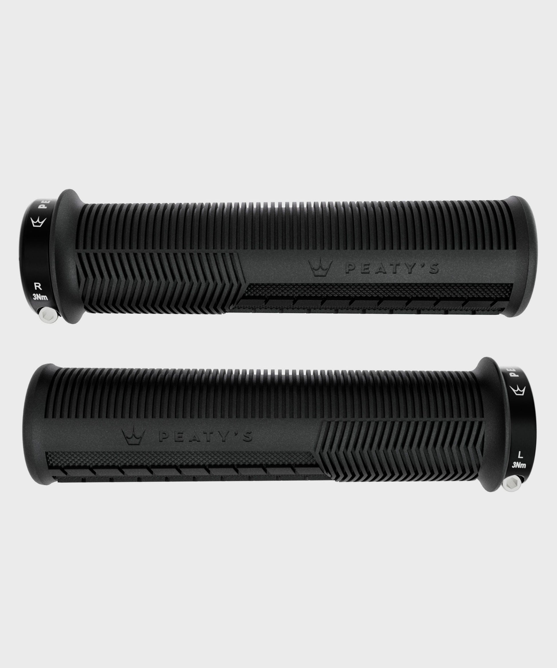 Peaty's Monarch Mushroom Bike Handlebar Grips Lock-On