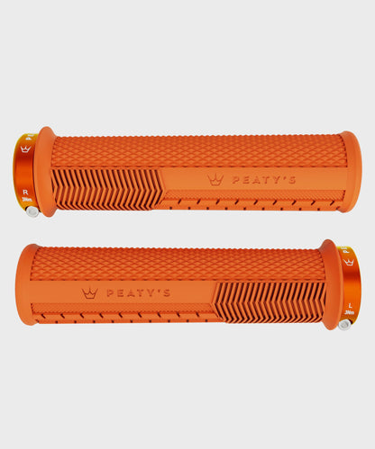 Peaty's Monarch Knurl Bike Handlebar Grips Lock-On