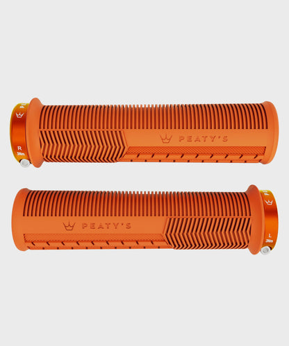 Peaty's Monarch Mushroom Bike Handlebar Grips Lock-On