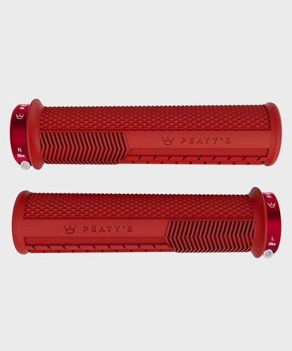 Peaty's Monarch Knurl Bike Handlebar Grips Lock-On