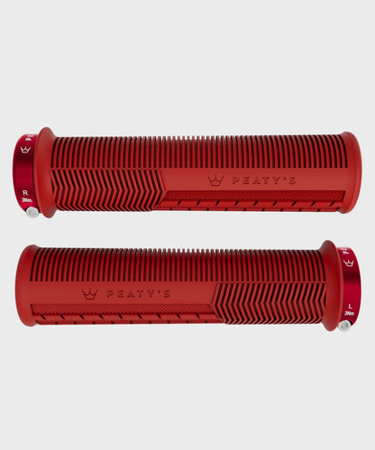 Peaty's Monarch Mushroom Bike Handlebar Grips Lock-On