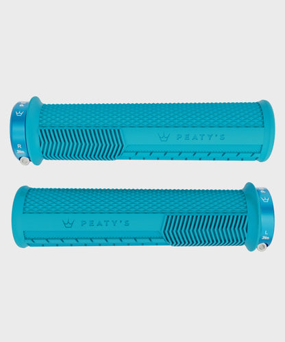 Peaty's Monarch Knurl Bike Handlebar Grips Lock-On